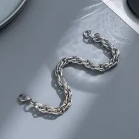 Punk Geometric Titanium Steel Plating Men's Bracelets sku image 2