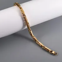 Punk Geometric Titanium Steel Plating Men's Bracelets sku image 42