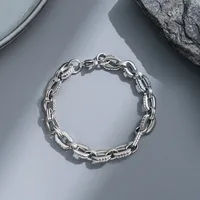 Punk Geometric Titanium Steel Plating Men's Bracelets sku image 3