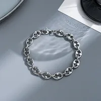 Punk Geometric Titanium Steel Plating Men's Bracelets sku image 12