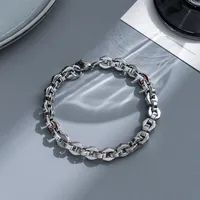 Punk Geometric Titanium Steel Plating Men's Bracelets sku image 15