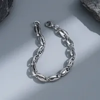 Punk Geometric Titanium Steel Plating Men's Bracelets sku image 16