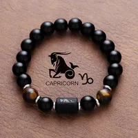 Vintage Style Simple Style Constellation Titanium Steel Plating Unisex Bracelets sku image 2