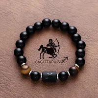 Vintage Style Simple Style Constellation Titanium Steel Plating Unisex Bracelets sku image 3
