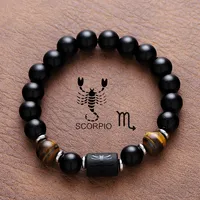 Vintage Style Simple Style Constellation Titanium Steel Plating Unisex Bracelets sku image 4