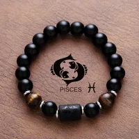 Vintage Style Simple Style Constellation Titanium Steel Plating Unisex Bracelets sku image 5