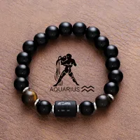 Vintage Style Simple Style Constellation Titanium Steel Plating Unisex Bracelets sku image 6
