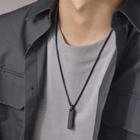 Simple Style Classic Style Geometric Titanium Steel Plating Unisex Pendant Necklace main image 3