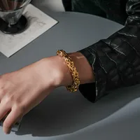 Casual Simple Style U Shape 304 Stainless Steel Plating Men's Bracelets main image 4