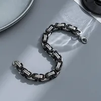 Casual Simple Style U Shape 304 Stainless Steel Plating Men's Bracelets main image 2