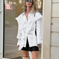 Women's Blouse Long Sleeve Blouses Casual Elegant Solid Color main image 1