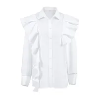 Women's Blouse Long Sleeve Blouses Casual Elegant Solid Color main image 5
