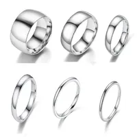 Lady Geometric 201 Stainless Steel Polishing Unisex Rings main image 1