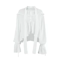 Women's Blouse Long Sleeve Blouses Vacation Simple Style Solid Color main image 5