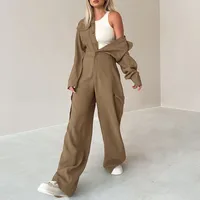 Women's Holiday Vacation Simple Style Solid Color Full Length Jumpsuits main image 2