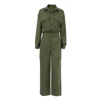 Women's Holiday Vacation Simple Style Solid Color Full Length Jumpsuits main image 5