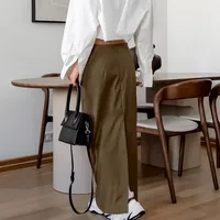 Women's Skirt Vacation Simple Style Solid Color Maxi Long Dress Holiday main image 2