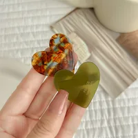 Women's Cute Simple Style Heart Shape Acetic Acid Sheets Hair Clip main image 5