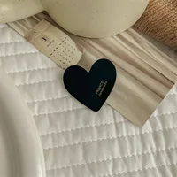 Women's Cute Simple Style Heart Shape Acetic Acid Sheets Hair Clip sku image 14