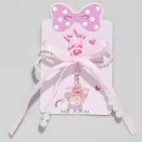 Cute Sweet Star Bow Knot Alloy Women's Keychain main image 1