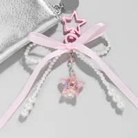 Cute Sweet Star Bow Knot Alloy Women's Keychain main image 5