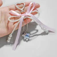 Cute Sweet Star Bow Knot Alloy Women's Keychain main image 2