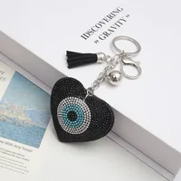 Casual Retro Devil's Eye Heart Shape Alloy Plating Unisex Keychain sku image 3