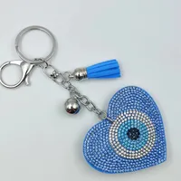 Casual Retro Devil's Eye Heart Shape Alloy Plating Unisex Keychain sku image 7
