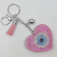 Casual Retro Devil's Eye Heart Shape Alloy Plating Unisex Keychain sku image 6