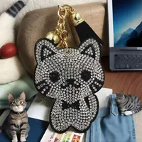Cute Sweet Cat Alloy Unisex Keychain main image 3