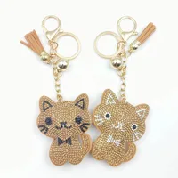 Cute Sweet Cat Alloy Unisex Keychain main image 5