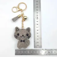 Cute Sweet Cat Alloy Unisex Keychain main image 2
