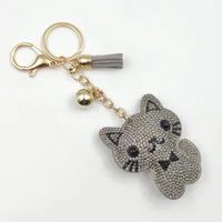 Cute Sweet Cat Alloy Unisex Keychain sku image 4