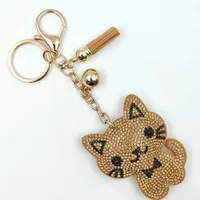 Cute Sweet Cat Alloy Unisex Keychain sku image 13