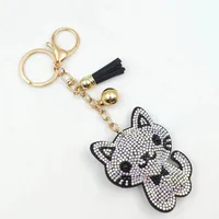 Cute Sweet Cat Alloy Unisex Keychain sku image 17