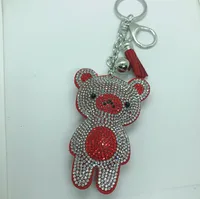 Cute Bear Flannel Diamond Women's Keychain sku image 15