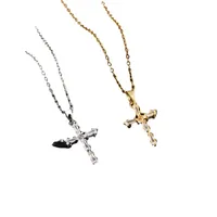 Simple Style Cross 304 Stainless Steel Plating Unisex Pendant Necklace main image 5