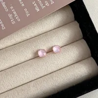1 Pair Basic Simple Style Heart Shape Butterfly Bow Knot Plating Alloy Zircon Ear Studs sku image 7