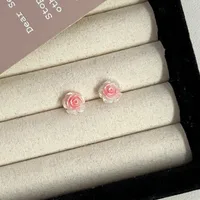 1 Pair Basic Simple Style Heart Shape Butterfly Bow Knot Plating Alloy Zircon Ear Studs sku image 11