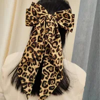Women's Sweet Streetwear Bow Knot Leopard Hair Clip sku image 1