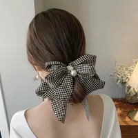 Women's Simple Style Bow Knot Pearl Hair Clip main image 2