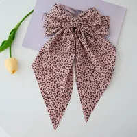Women's Sweet Streetwear Bow Knot Leopard Hair Clip sku image 7