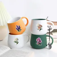 50 PCS/Package Flower Learning PET Pastoral Stickers main image 1