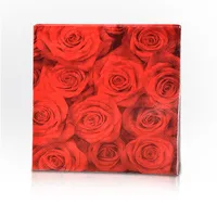 20 Sheets Per Pack Heart Shape Rose Wedding Virgin Wood Pulp Romantic main image 6