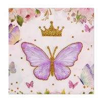 Elegant Flower Butterfly Virgin Wood Pulp Napkins sku image 2