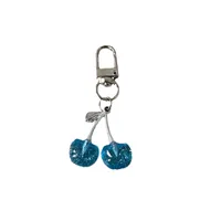 Sweet Cherry Resin Plating Women's Keychain main image 4