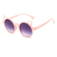 Cartoon Style Sweet Gradient Color Solid Color Pc Special-Shaped Mirror Full Frame Glasses main image 2