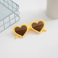 Elegant Simple Style IG Style Heart Shape Resin Special-Shaped Mirror Full Frame Glasses sku image 9