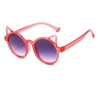 Cartoon Style Sweet Gradient Color Solid Color Pc Special-Shaped Mirror Full Frame Glasses sku image 4