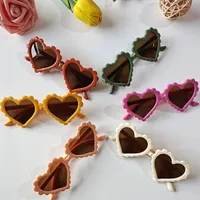 Elegant Simple Style IG Style Heart Shape Resin Special-Shaped Mirror Full Frame Glasses main image 1